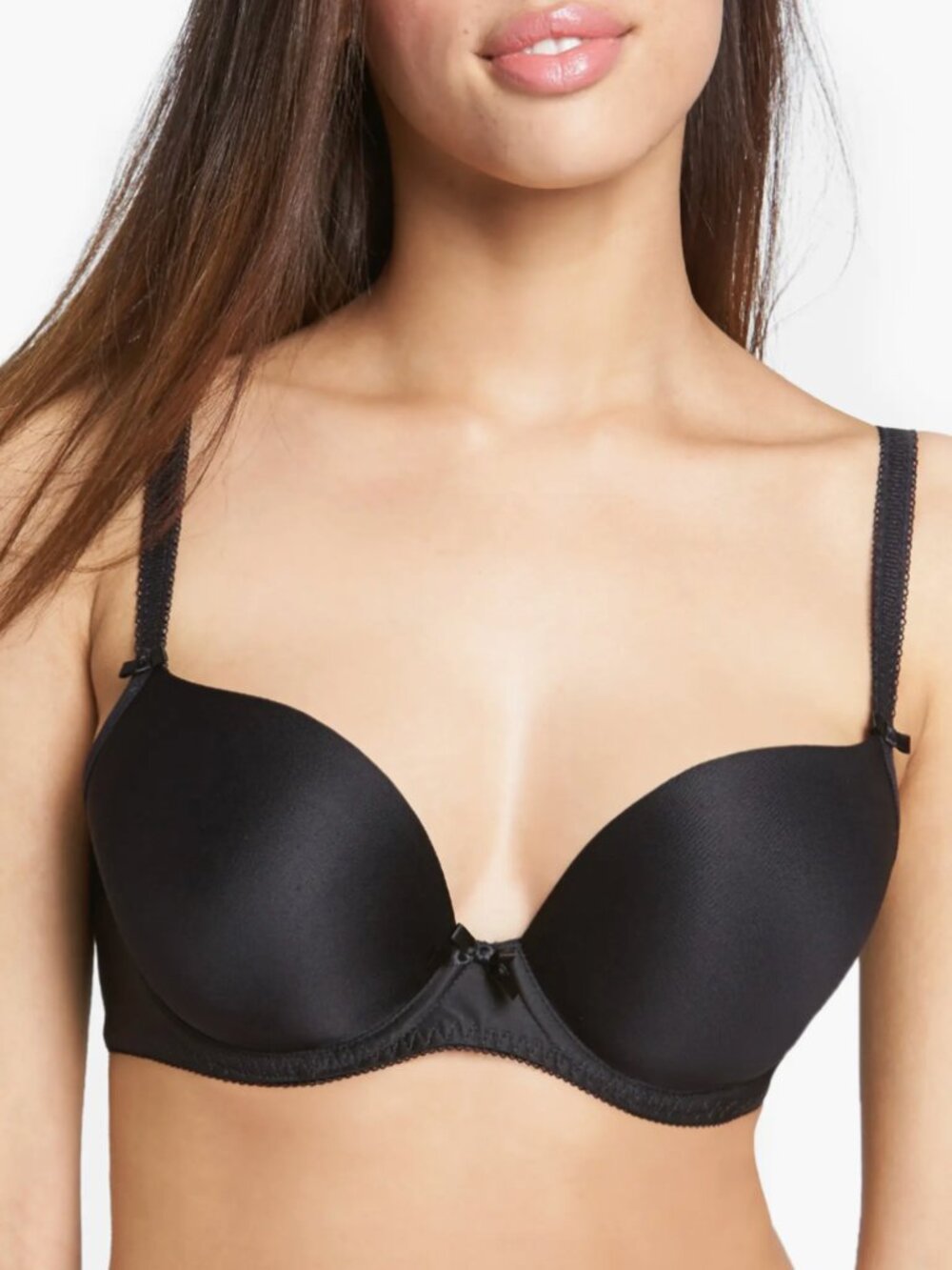 Freya AA4234 Women's Deco Molded Plunge Bra Seamless Contour Black 34H